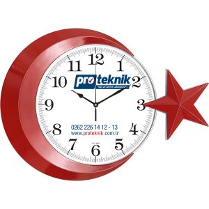 V30-536-B PLASTİK DUVAR SAATİ