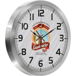 V30-580-BMZ METALİZE DUVAR SAATİ