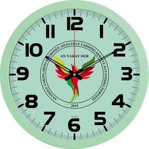 V30-333-MY PLASTİK DUVAR SAATİ